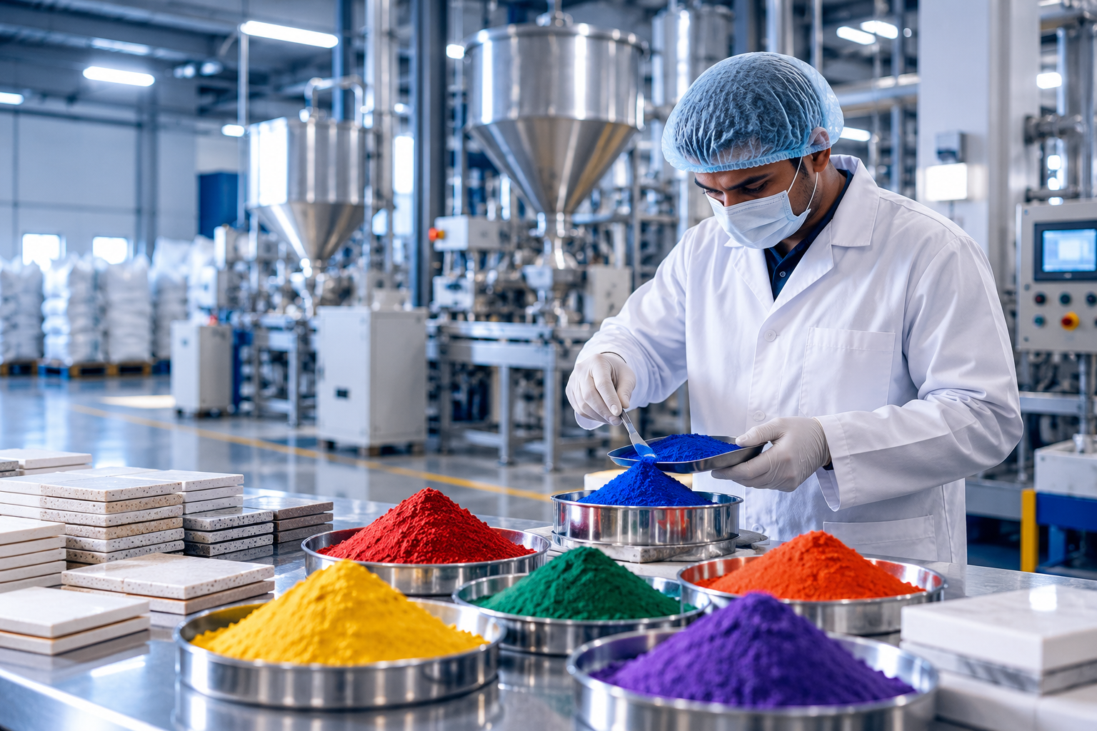 Nayan Cera Colours manufacturing capability
